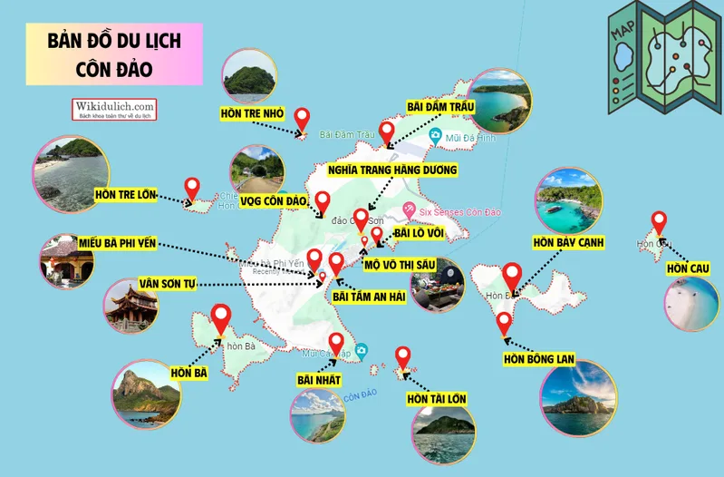 Côn Đảo là quần đảo ngoài khơi phía Nam, được biết đến với vẻ đẹp hoang sơ và giá trị lịch sử đặc biệt.
