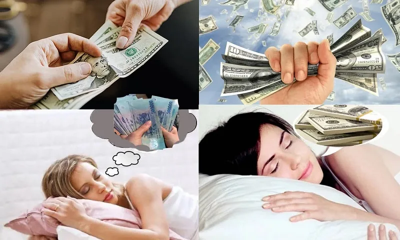 ngu mo thay tien 500k