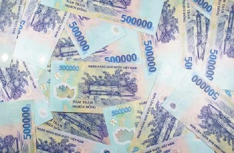 ngu mo thay tien 500k